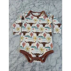 Tesa Babe Western Country Onesie Sz 6-12 Mo NWOT